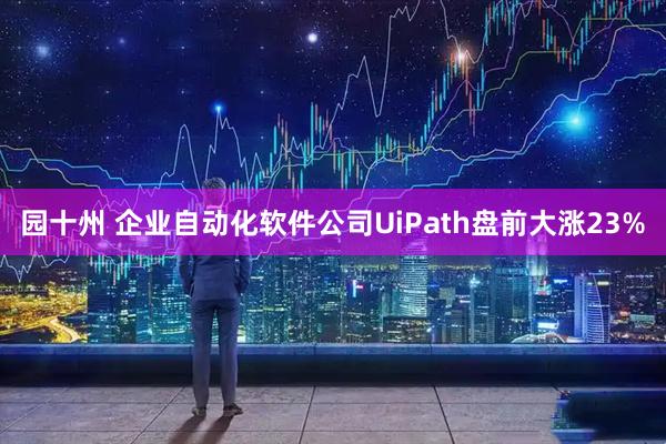 园十州 企业自动化软件公司UiPath盘前大涨23%